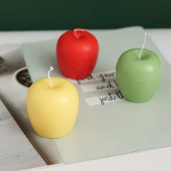 RKPM HOMES Apple Shape Candle Mould I 3D Plastic Scented Wax Mould I for DIY Handmade Cake Décor, Aromatherapy, Soap, Candles Making Art Craft Home Wedding Dinner Party Decoration
