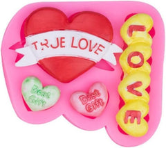 RKPM HOMES Cupcake Fondant Mold I 3D True Love Heart Shape Silicone Chocolate Mould I Special for Valentine's Day I for DIY Sugarcraft Cake Decoration, Polymer Clay, Candy, Cookies, Soap Wax Making