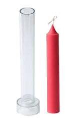 RKPM HOMES Long Tapered Sleek Pillar Candle Mold I Round Head Rod Cylinder Acrylic Candlestick Wax & Beeswax Mold I for DIY Handmade Ornament Aromatherapy Cake Home Party Décor Art Craft Making (27cm)