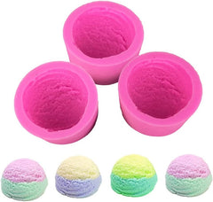 RKPM HOMES Ice Cream Ball Shape Mould | Silicone 3D Round Fondant Mold | Mold for Cake/Cupcake Decorating, Baking, Gum Paste, Chocolate, Candy, Polymer Clay, Mini Soap | Bakeware Molds – 1 Pcs