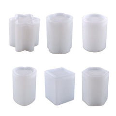 RKPM HOMES Candles Holders Resin Mold I Cylinder Pillar Silicone Epoxy Casting Mould I for Handmade DIY Jewelry Trinket Storage, Makeup Container, Flower Plant Pot, Pen Holder (Square Shape)