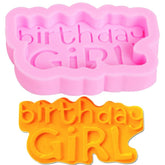RKPM HOMES Birthday Girl Shape Cake Mould | Silicone Fondant 3D Candy Mold | Baking Tools for Cake Chocolate Candy Ice Jelly Soap Pudding | Cake Baking Moulds | Bakeware Molds | Multicolor
