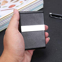 RKPM Luxurious Ultrathin Curve Design Pocket Carrying Cigarette Box With Magnet Lock-Black