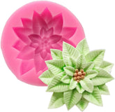 RKPM HOMES Leaf Cupcake Fondant Mold I 3D Holly & Maple Leaves Flower Silicone Chocolate Mould I for DIY Handmade Cake Decor Polymer, Candy, Cookies, Muffin, Soap Resin Wax Making (Holly Leaf)