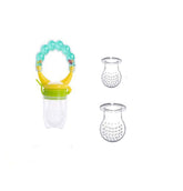 RKPM HOMES® Baby Fruit Feeder Pacifier,Fresh Food Feeding Teether for Toddler, Soothing Gum Relief, Infant Silicone Teething Toy,Includes Silicone Nipple (Blue)