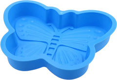 RKPM HOMES Butterfly Shape Cake Cup Liners I Silicone Baking Cups I Muffin Cupcake Cases I Microwave or Oven Tray Safe I Molds for Handmade Soap, Biscuit, Chocolate, Muffins, Jelly – Pack of 6
