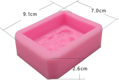 RKPM HOMES I Love Mom Mother and Baby Rectangle Silicone Soap molds Craft Art Mould DIY