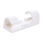 RKPM HOMES Cable Clips Organizer Self-Adhesive Drop Wire Holder Cord Management Clip (White 60)