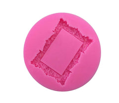 RKPM HOMES Photo Frame Mold I European Pattern Mirror Frames Fondant Silicone Lace Moulds I For DIY Cake Decorating, Sugar, Gum Paste, Chocolate, Cookies, Polymer Clay - 1 Cavity,6.4X6.4X1 Cm