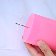 RKPM HOMES AWL Hook Needle I Steel Sticher Sewing Crochet Hook I with Ergonomic Rubber Portable Handle Safety Cap I for DIY Repair Leather Shoes Sewing Cobbler Tools – 1 Pcs