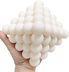RKPM HOMES Pyramid Candle Molds I 3D Round Fondant Boho Style Silicone Wax Mould I Bubble Cube I Succulent Molds | Handmade Candles Making | for Mousse Dessert Soap Cake DIY Decorating Art Crafts