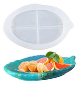 RKPM HOMES Resin Molds I Silicone Crystal Epoxy Ashtray Mould I Deep Casting Tray for Necklace Earring DIY Art Crafts Jewelry Storage Box Ring Trinket Container Home Table Decoration (Leaf Shape)