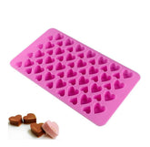RKPM HOMES Love Fondant Mold I 3D Small & Big Heart Shape Silicone Baking Mould I Tray for Handmade DIY Jelly Cakes Dessert Candy Chocolate Pastry Soap Resin Candle Muffin Cupcake Décor – 56 Cavity