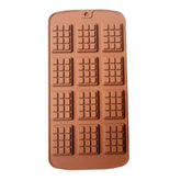 RKPM HOMES Chocolate Mould Tray | Mini Dairy Milk Chocolate Mold | Silicone Fondant Molds DIY 3D Candy Bar | Ideal for Chocolate and Cake Decoration | Cake Baking Moulds | Food Grade Brown - 12 Cavity