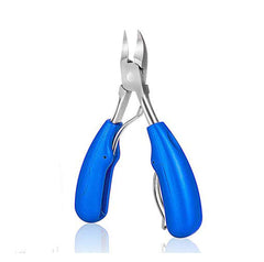 RKPM HOMES Professional Toe Nail Clippers for Thick and Ingrown Toenails, Heavy duty Toenail Clippers for Men & Seniors with Stainless Steel Sharp Blades and Lighter Soft Big Handle(Blue)