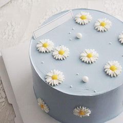 RKPM HOMES Daisy Flower Cupcake Fondant Mold I 3D Mini Flowers Silicone Chocolate Mold I for DIY Handmade Sugarcraft Cake Decoration Polymer Candy Cookies Muffin Soap Resin Wax Making (6Cavity)