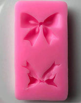 RKPM HOMES 2 Shape Bowknot Silicone Mold Mobile Phone epoxy Mold Decoration DIY Mold Marine World Soft Pottery Mold Pack of 1, Mold Size 8.6 X 4.6 x 1.4 Cm.