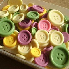 RKPM HOMES Button Shape Chocolate Mould | Silicone Candy Mold | Baking Tools for Cake Chocolate Candy Ice Jelly | Cake Baking Moulds | Bakeware Molds | Brown – 19 Cavity