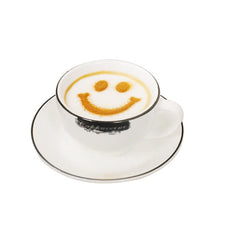 RKPM HOMES Cappuccino Coffee Barista Stencils Template Strew Pad Duster Spray -Pack of 16