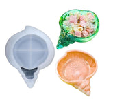 RKPM HOMES Conch Shell Box Resin Molds I Sea Snail Silicone Epoxy Deep Casting Craft Mould Tray I for DIY Homemade Ornament Jewelry Storage Trinket Container Candle Flowers Pot Holder Home Table Décor