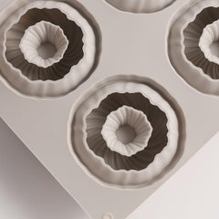 RKPM HOMES 6 Cavities Silicone Soap Molds, Homemade Soap Making Chocolate Baking Molds (Pumking Mold)