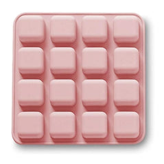RKPM HOMES Square Shape Ice Cube Mold I Multi-Purpose Reusable 3D Silicone Ice Maker Mould Tray I for DIY Handmade Chocolate Cake Décor Soap Candy Cupcake Ice Coffee Juice Cocktail Party – 16 Cavity