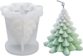 RKPM HOMES Christmas Tree Shape Candle Mold I 3D Fondant Christmas Pine Silicone Scented Wax Mould I Succulent Molds for DIY Handmade Aromatherapy Ornament Soap Cake Décor, Resin Art Craft Making