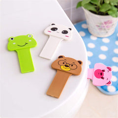RKPM Pack of 2 Toilet Seat Pad Cover Lifter Lift Handle - Cartoon Print Pink 2 Pcs