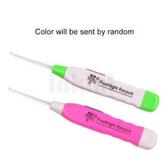 RKPM 3 Piece Flashlight Ear-Pick Earwax Remover Handle with LED Light