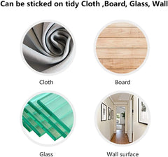 RKPM HOMES Round Double-Sided Hook Loop I Multipurpose Self Adhesive Tape I Non-Slip Anti Curling Velvet Loop I Interlocking Stickers for Carpets Mats Pillows Sofa Couch Blankets - 2 cm (Black - 100)