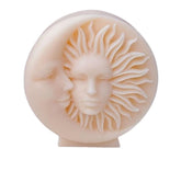 RKPM HOMES Sun Moon Shape Candle Mold I 3D Fondant Silicone Scented Wax Mould I for DIY Handmade Ornament Chocolate, Aromatherapy, Soap, Resin Art Craft, Home Wedding Party Decoration