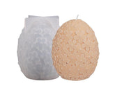 RKPM HOMES Flower Egg Candle Molds I 3D Floral Ball Silicone Epoxy Casting Mould I for DIY Handmade Ornament, Cake Décor, Aromatherapy, Soap, Resin Art Craft Making, Home Office Decoration (Small)