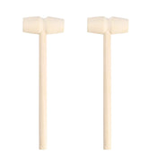 RKPM HOMES Mini Wooden Hammer Mallet Pounding Toy Cute Beating Gavel Toys for Boys Girls (2 Pcs)