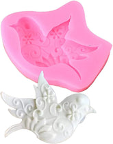 RKPM HOMES Flying Bird Chocolate Mould | Silicone Swallow and Peace Dove Mold | Baking Tools for Cake Chocolate Candy Ice Jelly Soap Pudding | Cake Baking Moulds | Bakeware Molds | Multicolor - 1 Pcs