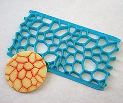 RKPM HOMES Cake Fondant Embossing Mould, Lace Flower Cookie Cutter Set, Diamond Shaped Biscuit Molds, Cake Fondant Cupcake Decorating Tool(Stone)