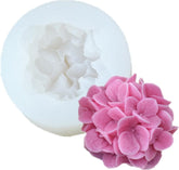 RKPM HOMES Ball Flowers Candle Mold I 3D Fondant Hydrangea Flower Shape Silicone Scented Wax Mould I for DIY Handmade Ornament Cake Décor Aromatherapy Soap Resin Art Craft Home Desktop Decoration
