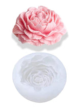 RKPM HOMES Large Peony Flower Shape Candle Mold I 3D Fondant Silicone Epoxy Mould I for DIY Handmade Ornament Chocolate, Aromatherapy, Soap, Resin Art Craft, Home Wedding Party Decoration