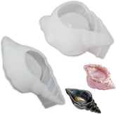 RKPM HOMES Sea Snail Resin Molds I 3D Conch Shaped Silicone Epoxy Deep Casting Tray I for Homemade Ornament DIY Art Crafts Jewelry Storage Box Trinket Container Home Office Table Decorations (2 Pcs)