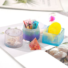 RKPM HOMES Candles Holders Resin Mold I Casting Plant Silicone Epoxy Candlestick Mould I Succulent Concrete Planter Pot Molds I for DIY Flowers Plants Home Office Garden Wedding Decoration
