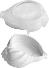 RKPM HOMES Conch Shell Shape Resin Mold I 3D Sea Snail Silicone Epoxy Deep Casting Mould Tray I for DIY Homemade Ornament Jewelry Storage Trinket Container Candle Flowers Pot Holder Home Décor (Conch)