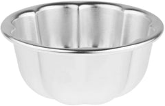 RKPM HOMES 5Pcs Flower Shape Egg Tart Molds Nonstick Aluminum Alloy Pudding Pan Cupcake Muffin Cups DIY Cake Tartlets Baking Tool Silver SS