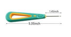 RKPM HOMES AWL Hook Needle I Steel Sticher Sewing Crochet Hook I with Ergonomic Rubber Portable Handle Safety Cap I for DIY Repair Leather Shoes Sewing Cobbler Tools – 1 Pcs