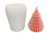 RKPM HOMES Christmas Tree Candle Mold I 3D Fondant Silicone Origami Pattern Tree Scented Wax Mould I Succulent Molds | Handmade Candles Making | for Mousse Dessert Soap Cake DIY Decorating