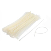 RKPM Cable Zip Ties Heavy Duty, Ultra Strong Plastic Wire Ties Tensile Strength, Nylon Tie Wraps, Indoor and Outdoor UV Resistant Cable Tie 3 MM X 80 MM White (Pack of 1000 Pcs)
