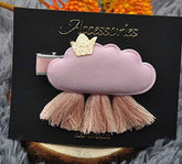 RKPM HOMES 1PCs Baby Girl Cloud Hair Clips Set For Girls Toddler Kids Princess Hair Pins Clips Barrettes Hair Accessories (Pink)
