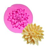 RKPM HOMES Lotus Shape Chocolate Fondant Mold I 3D Flower Silicone Candy Mold I for DIY Handmade Cake Décor Jelly Dessert Pastry Polymer Clay Soap Resin Candle Muffin Cupcake Decoration Tool – 1Cavity