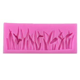 RKPM HOMES Grass Shape Chocolate Mould | 3D DIY Fondant Silicone Candy Mold | Baking Tools for Cake Chocolate Candy Ice Jelly Soap Pudding | Cake Baking Moulds | Bakeware Molds – Pink