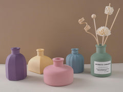 RKPM HOMES Diffuser Bottle Vase Resin Mold I Pillar Casting Plaster Silicone Epoxy Mould I Succulent Concrete Molds for DIY Handmade Candles Jewelry Trinket Storage Flowers Pot Decoration (5 Pcs)