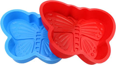 RKPM HOMES Butterfly Shape Cake Cup Liners I Silicone Baking Cups I Muffin Cupcake Cases I Microwave or Oven Tray Safe I Molds for Handmade Soap, Biscuit, Chocolate, Muffins, Jelly – Pack of 6