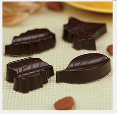 RKPM HOMES Leaf Shape Chocolate Mould | Silicone Candy Mold | Baking Tools for Cake Chocolate Candy Ice Jelly | Cake Baking Moulds | Bakeware Molds | Brown – 8 Cavity